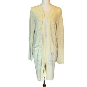 Athleta Weekend Wrap Sweater, cream, small, athleisure, casual